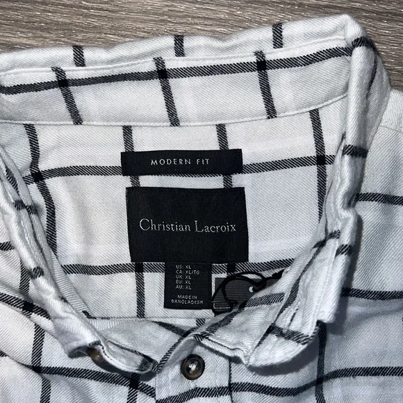 Christian Lacroix button down shirt. Size XL. NWT - Picture 3 of 4
